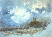 Joseph Mallord William Turner Dolbadern Castle oil painting artist